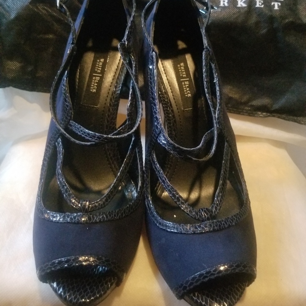 Sapphire Navy Dress Shoes Heels
